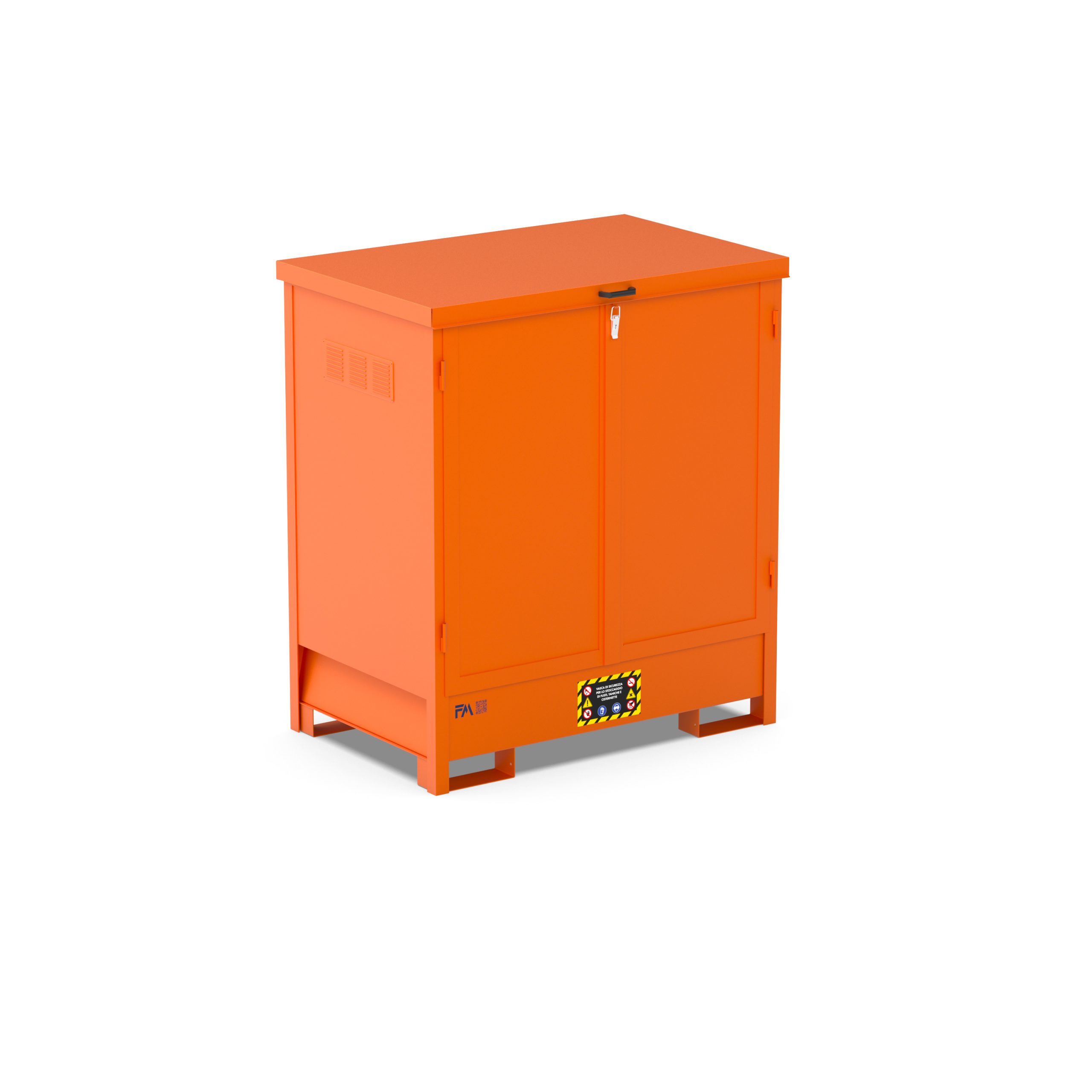 Armadio di stoccaggio – 2 fusti da 200L