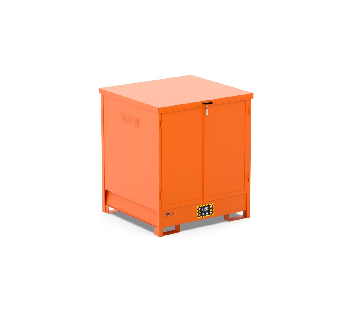 Armadio di stoccaggio – 4 fusti da 200L