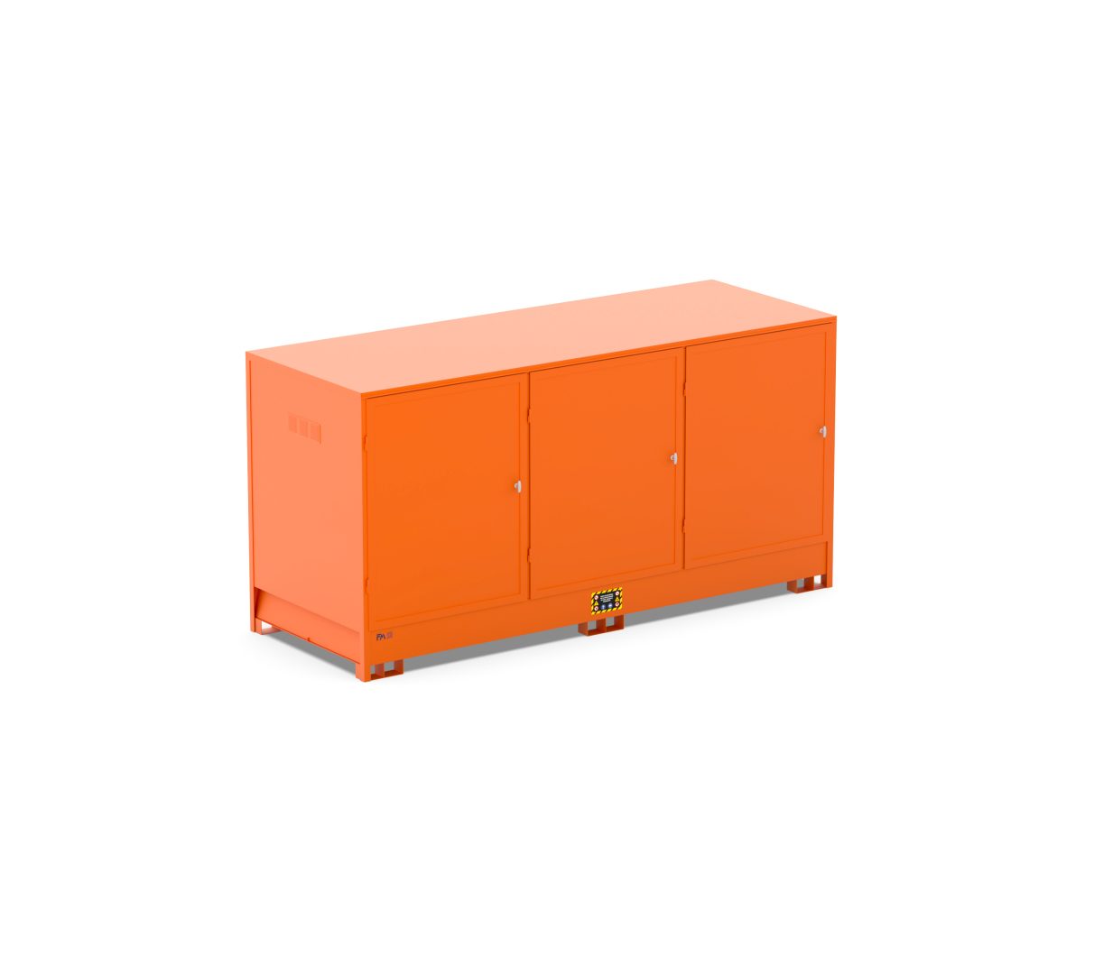 Armadio di stoccaggio – 3 IBC da 1000L