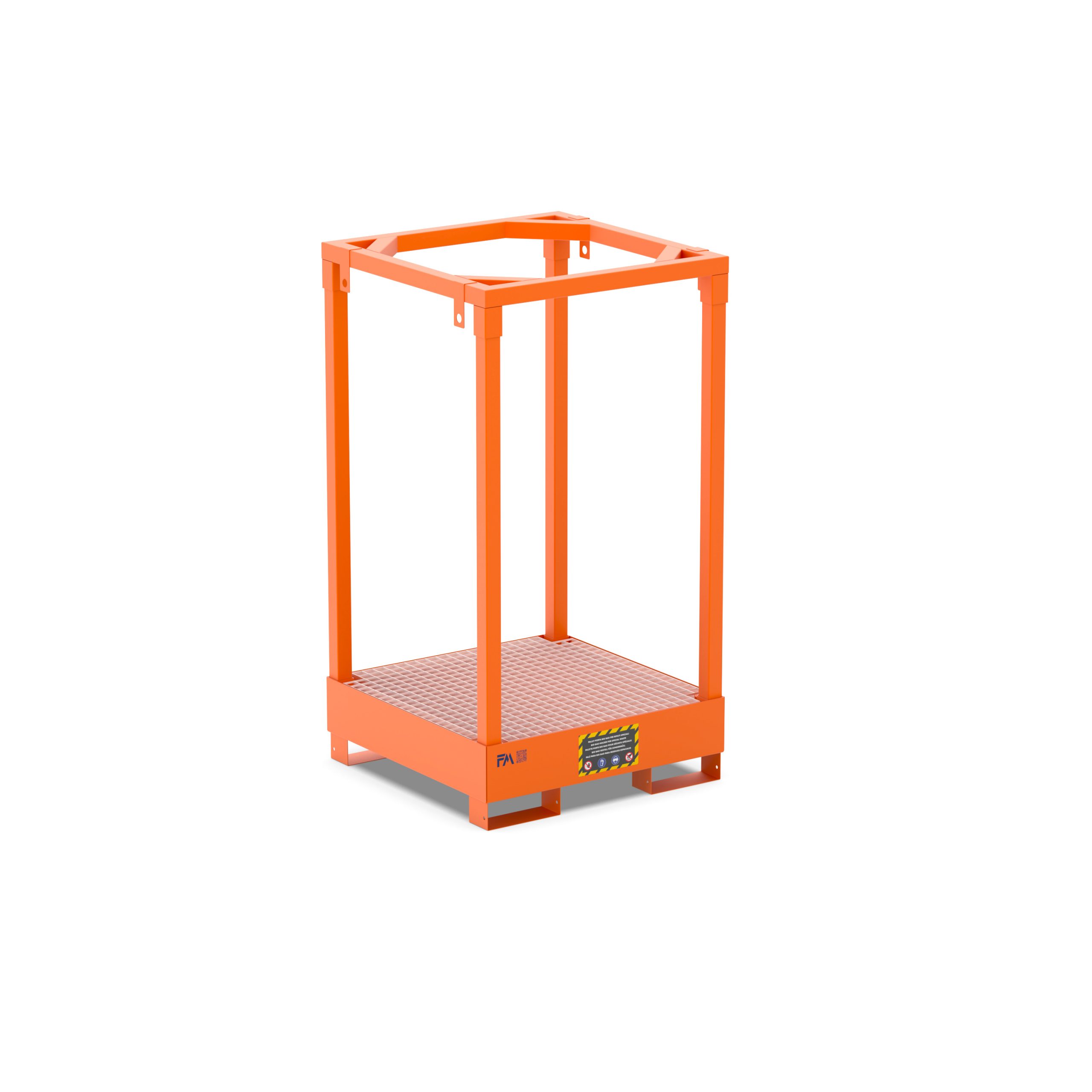 Pallet porta BIG-BAG con vasca di raccolta